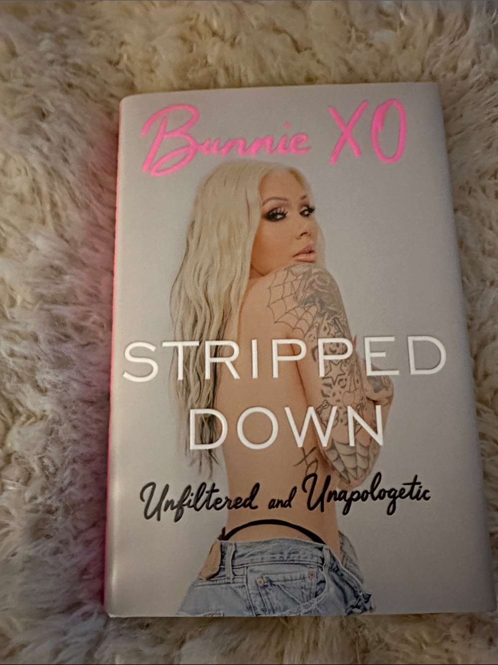 Bunnie XO STRIPPED DOWN hardcover NEW- (White Cover)